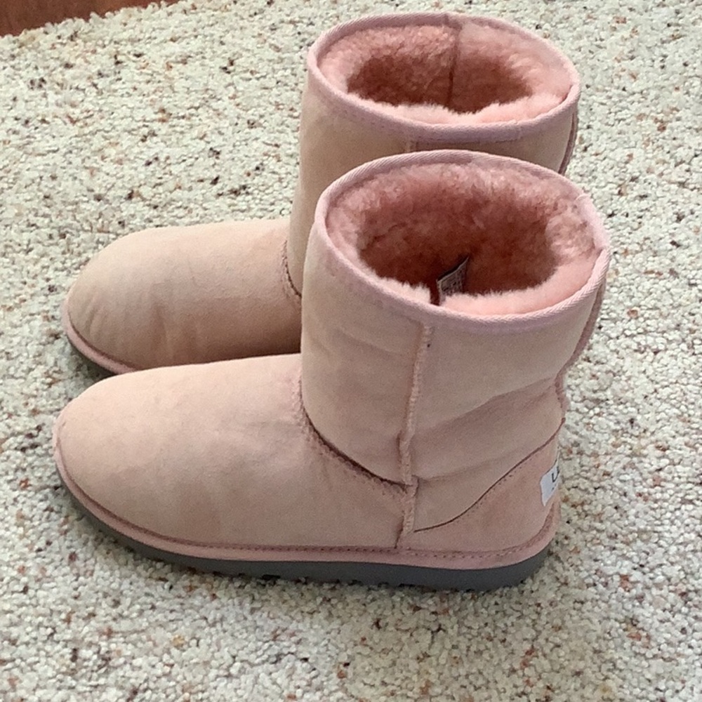 Pink Suede Ugg Women's Boots size 6 - Picture 3 of 5